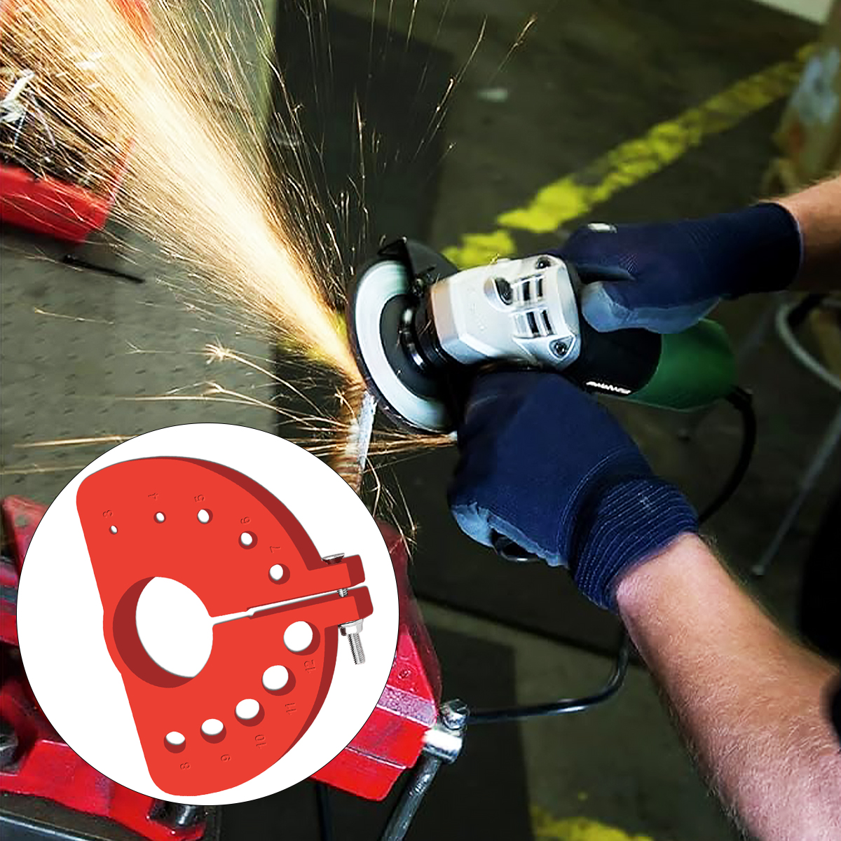 Nueva broca de molienda multifuncional, afilador de cuchillos de perforación de impacto eléctrico, herramienta de molienda de ángulo de molienda multiusos