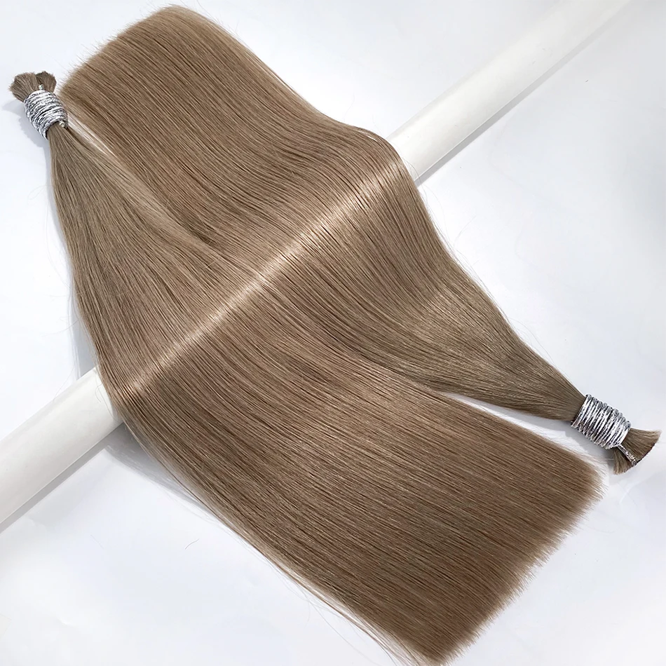 กลุ่มเส้นผมมนุษย์ 27 #   สีสําหรับถักเปียไม่มีผ้าเวียดนามผมเวอร์จินเรมี่ตรงสีน้ําตาลอ่อนต่อผมธรรมชาติขายส่ง