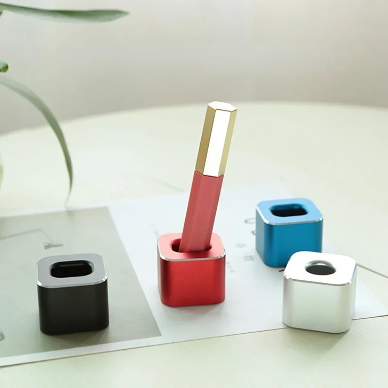 アルミペンホルダー 滑り止めパッド付き 鉛筆シェーバー カミソリ 歯ブラシ バスルーム Organizador Escritorio デスクオーガナイザー ビューロー用