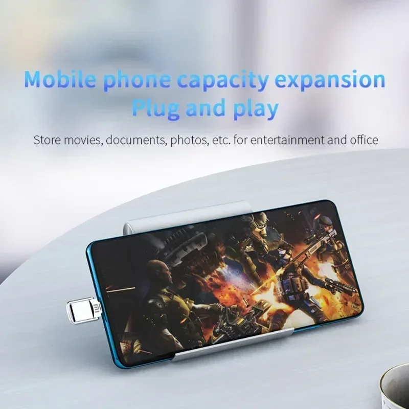 XIAOMI 2TB แฟลชไดรฟ์โลหะ 2 IN 1 OTG 1TB 512GB USB แฟลชไดรฟ์ 256GB 2TB USB 3.0 ไดรฟ์ปากกา Memory Stick ประเภท C สําหรับโทรศัพท์มือถือ PC