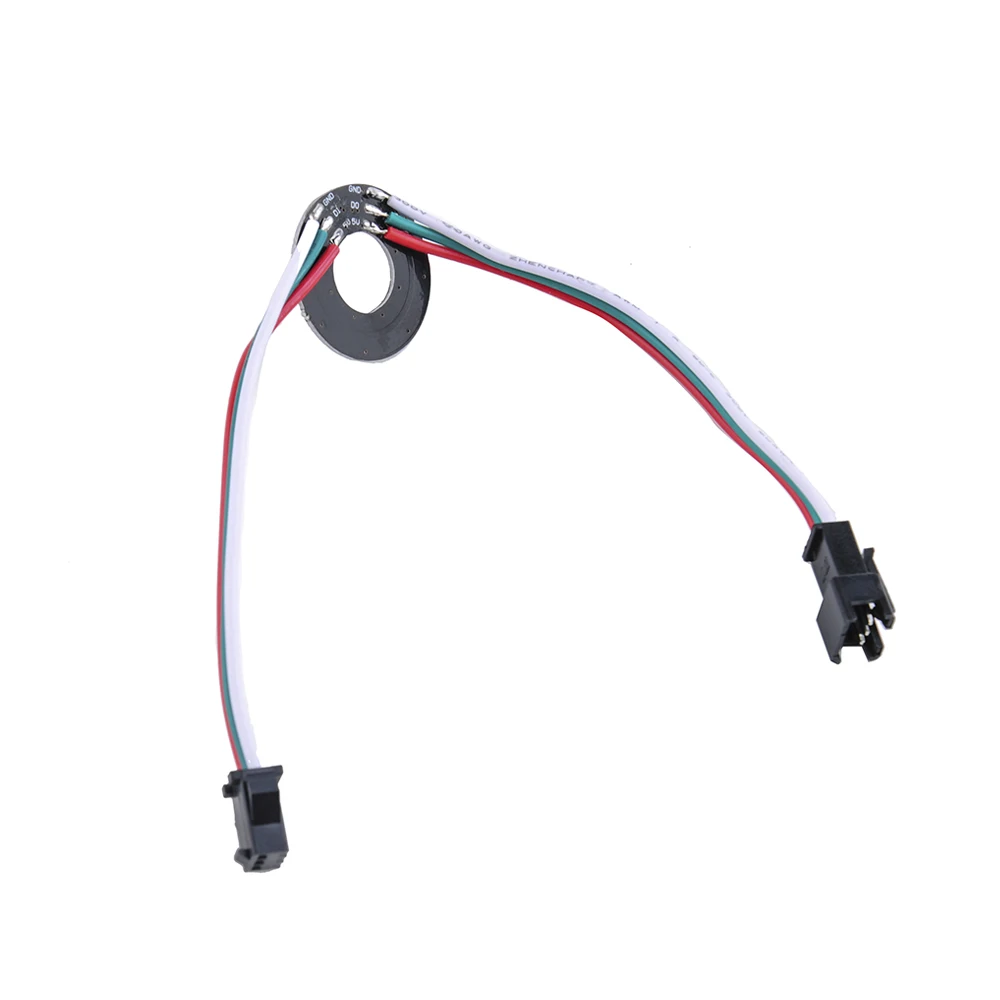 10 Stück WS2812B 8 Bits LEDs Pixel Ring RGB LED Kreis Ring Modul Vollfarbe rund DC5V