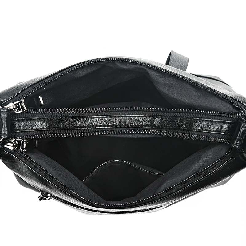 エレガントなレザーワンショルダーハンドバッグショッピングバッグ 2024 新しい女性のファッションハンドバッグシープスキン穀物美しい女性のクロスボディバッグ