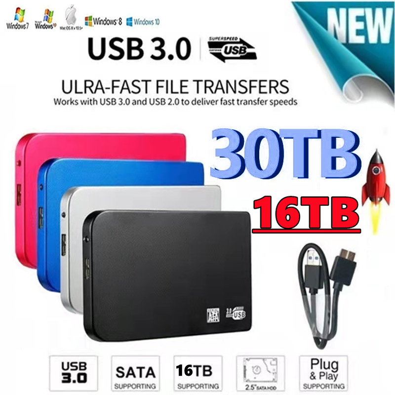 Di Động Ban Đầu 500GB 128TB SSD Cao Cấp Bên Ngoài Rắn Cứng USB3.0 Giao Tiếp HDD Cứng Di Động Ổ Dành Cho Laptop