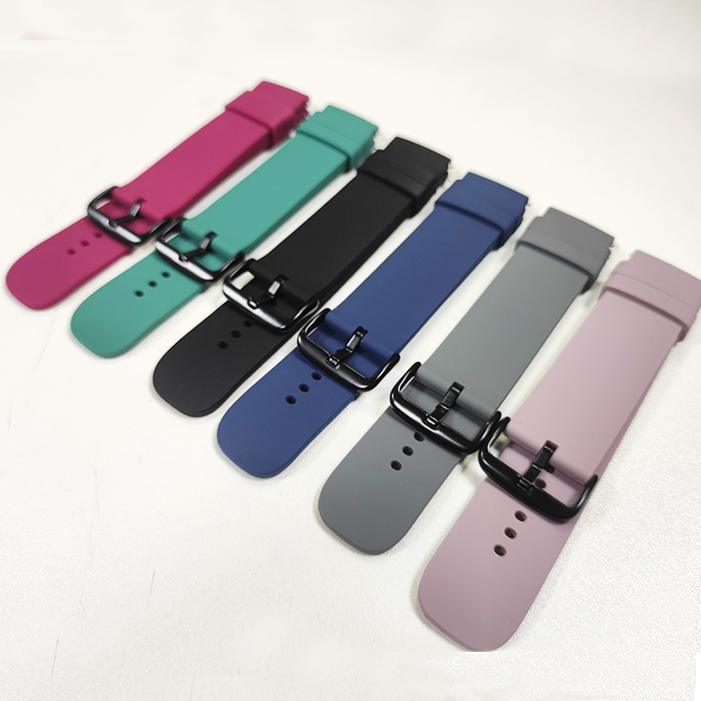 Para Amazfit Bip 3 Pro/S Lite/U Pro/GTR 42mm Correa 20mm Correa de silicona para Amazfit GTS 4 Mini/2 2E 3 pulsera