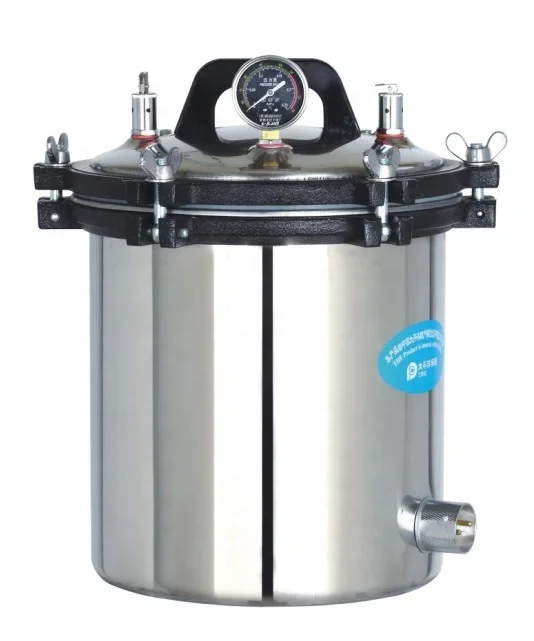 Máquina vertical portátil do equipamento da esterilização da autoclave 18L-24L para a esterilização autoclavada eficiente