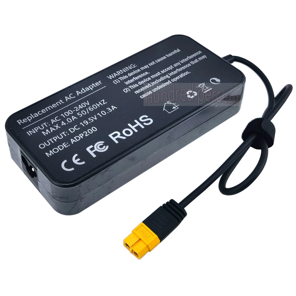 ToolKitRC ADP200 200W 4A Charger DC19.5V 10.3A พร้อม XT60 เอาต์พุตอะแดปเตอร์สําหรับ RC iSDT GTPower HotRC SkyRC เครื่องชาร์จ
