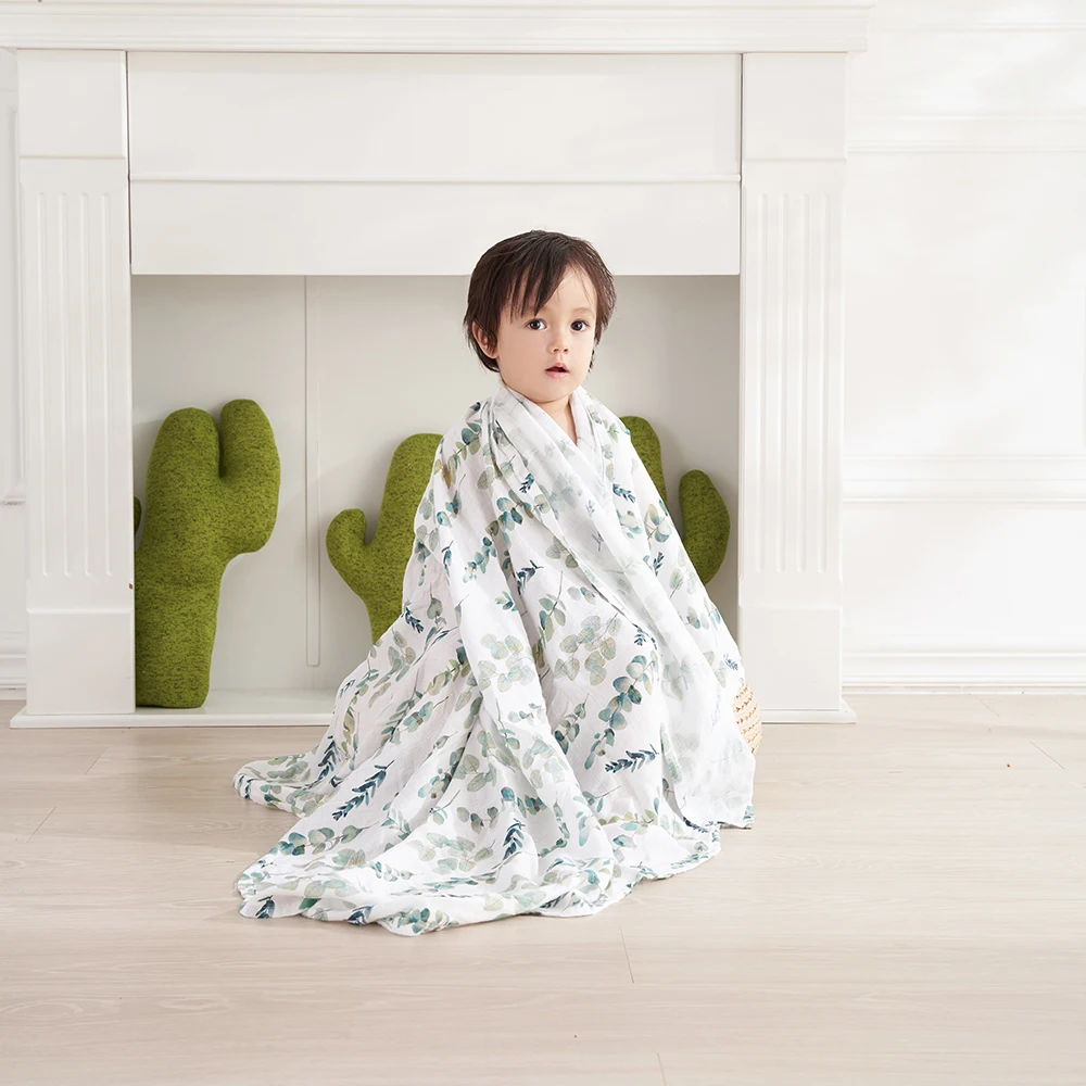 Kangobaby #My Soft Life# High Density Muslin Premier Quality Digital Print Baby Swaddle Blanket