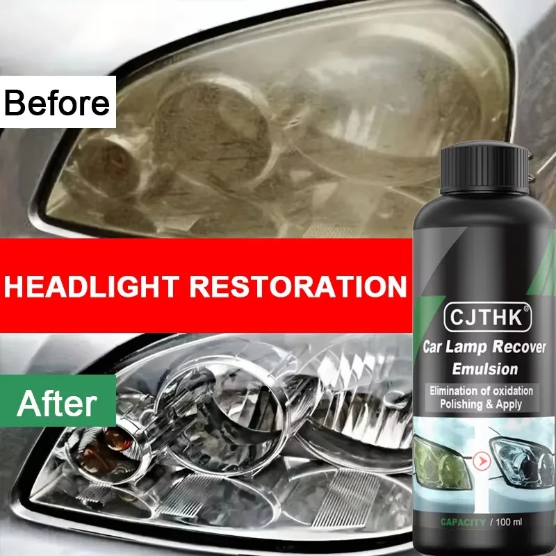 Kits de pulido para restauración de faros de coche, eliminador de arañazos de luz de coche, pasta de limpieza para reparación, líquido polaco antiossidante
