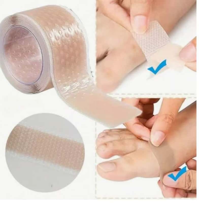Silicone Gel Heel Stickers Heel Protector Biomimetic Anti Pain Relief Foot Care Products Multifunctional Invisible Heel Inserts