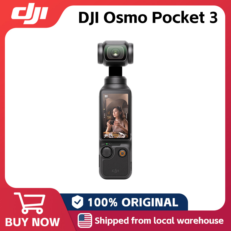 DJI Osmo Pocket 3 Vlogging Camera 1-Inch CMOS &4K/120fps 3-Axis Gimbal Mechanical Stabilization Original Brand in Stock