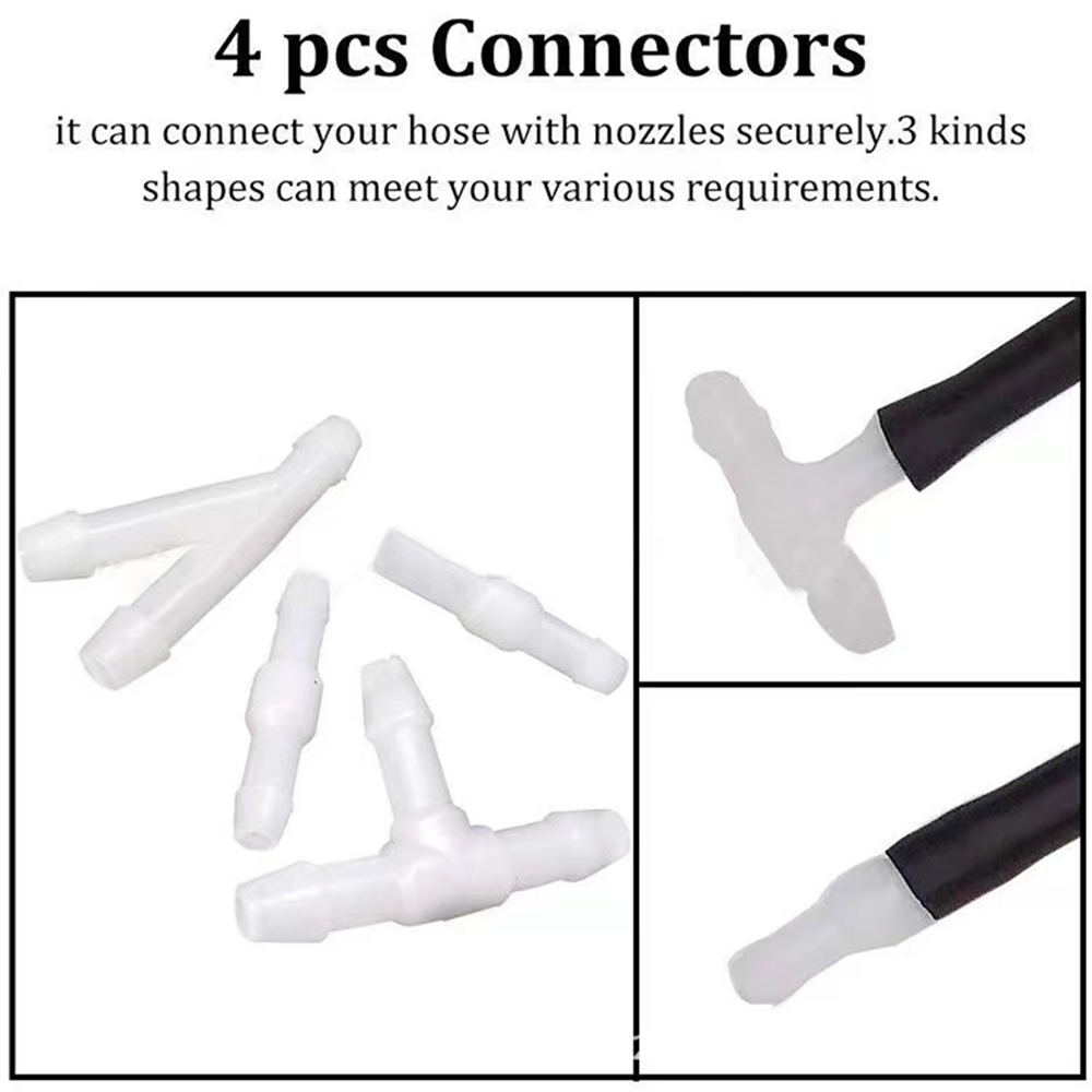 Manguera limpiaparabrisas de coche de 2M, manguera de lavado, tubo de limpiaparabrisas de coche automotriz, pulverizador de chorro de parabrisas