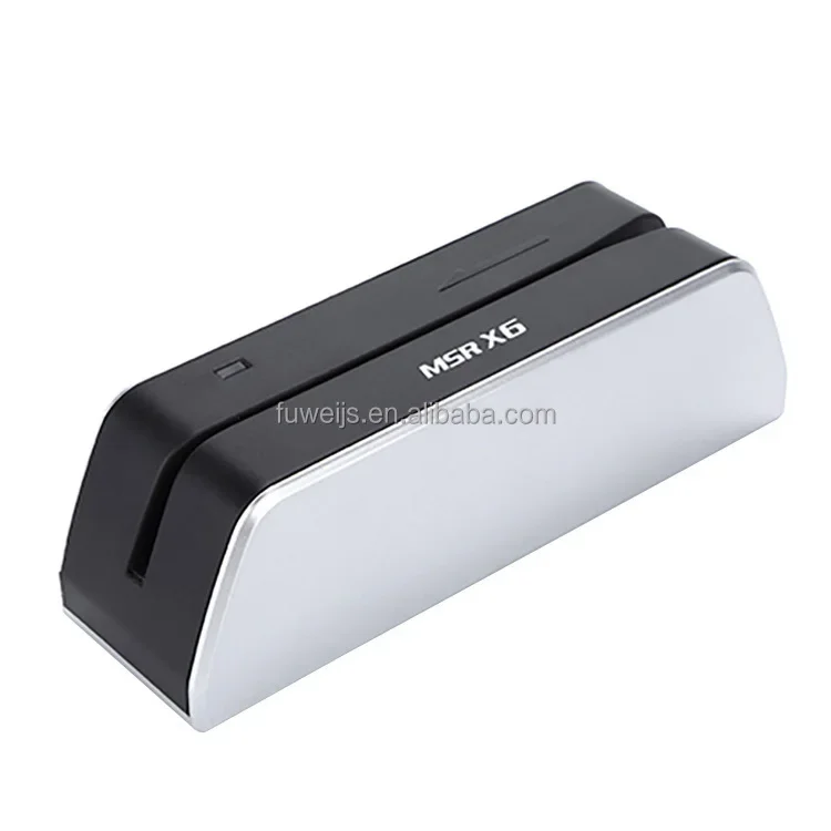 MSRX6 Programável Magnetic Stripe Reader, Writer Encoder, Read Write, Apagar, Clone HiCo e Lo-Co