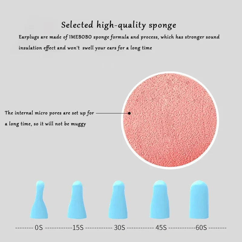 กันเสียง Sleeping ปลั๊กอุดหูปลั๊กอุดหูสําหรับ Sleep พิเศษ Mute Soft Slow Rebound นักเรียน Anti-Noise Protection Anti Ronco ปลั๊กอุดหู