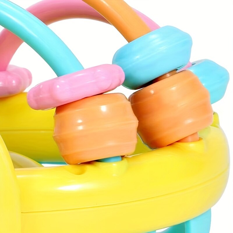 1 Pc 10cm Baby Toy Catch Ball Bendy Baby Walker Rattles Develop Intelligence Ball 0-12 Months Plastic Bell Rattle Doll