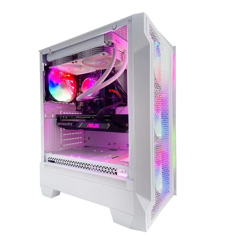 Factory I9 High Gaming Desktop Computer with Wired Keyboard Home Computers Set Assembled RTX3070 3080 4070 4080 4090  Gamier PC