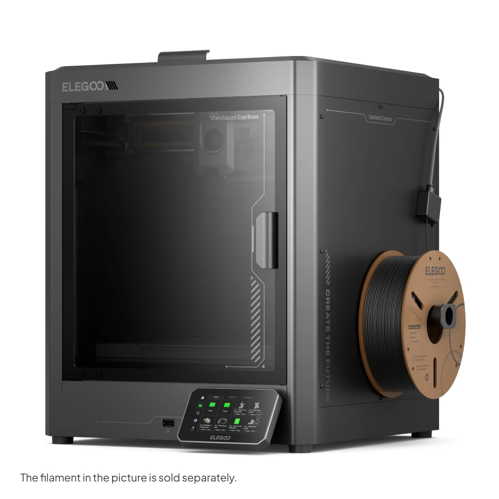 ELEGOO Centauri Carbon FDM 3D-принтер CoreXY Структура с максимальной скоростью 500 мм/с Высокоскоростной печать из коробки Объем сборки 256*256*256 мм