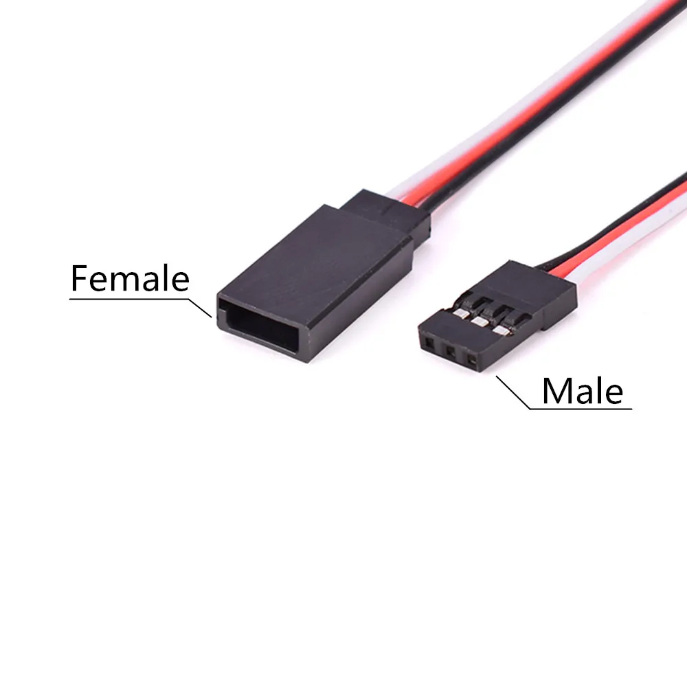 Bộ 50 DIY Servo Nối Dài JR/Futaba Cổng Kết Nối Nam/Nữ Cắm Với 2.54 Nhà Ga Cho RC Robot máy Bay Xe Servo ESC
