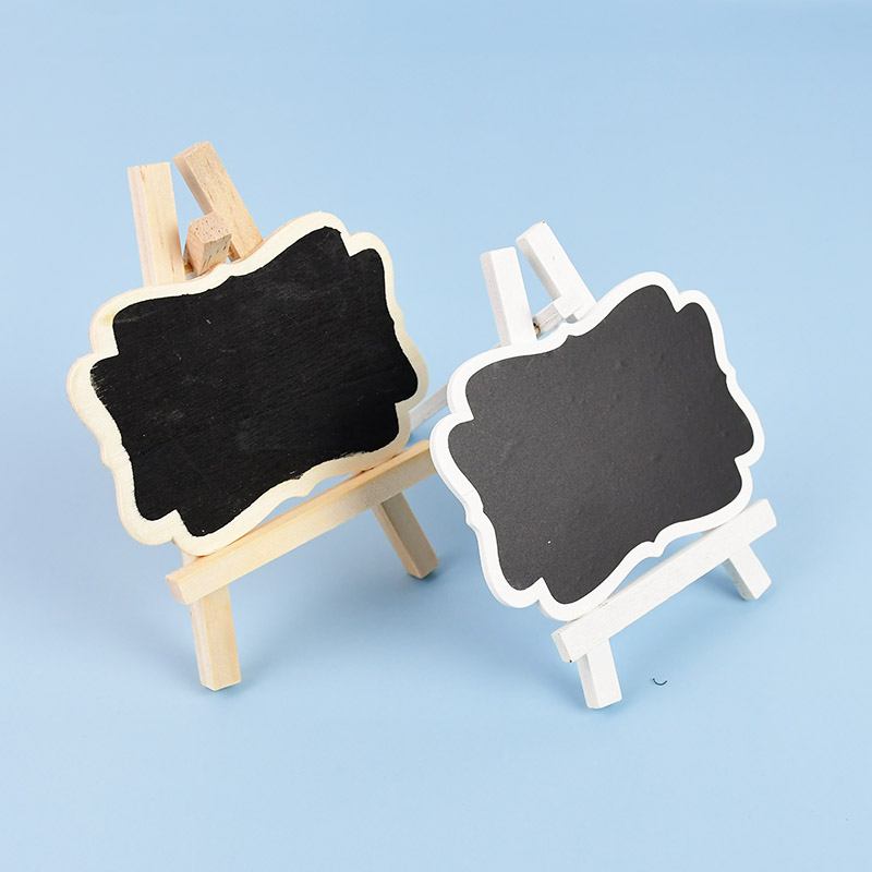 Wooden Blackboard Universal Message Board Chalkboard Portable Wedding Table Place Card Signs Xmas Party DIY Decor Hanging Plaque
