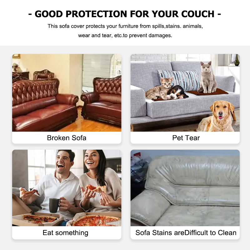 Sofabezug aus elastischem Jacquard-Stoff, Stretch-Couchbezug, L-förmiger Sofabezug, Eckbezug für Zuhause, 1/2/3/4/5 Sitzplätze