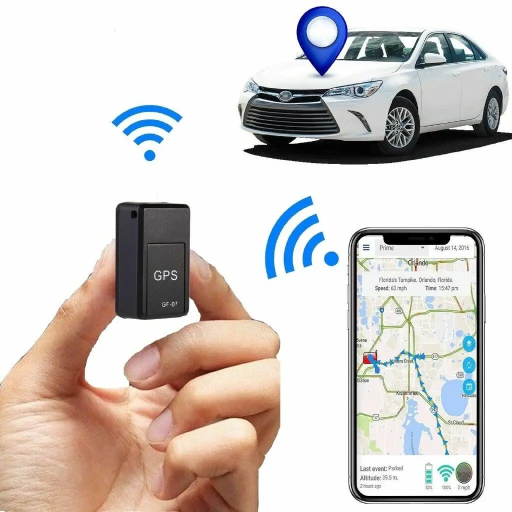 Mini localizador GPS para vehículo, GF-07, rastreador GPS magnético, dispositivo antipérdida para mascotas, niños, ancianos, ubicación de billetera, dispositivo de seguimiento GPS para coche
