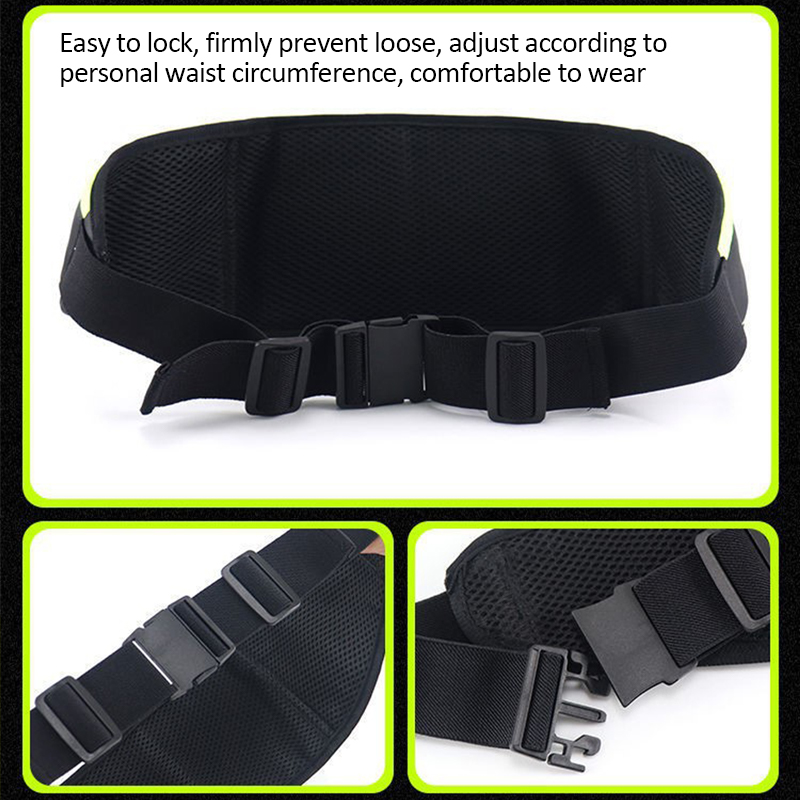 วิ่งเอวกระเป๋าผู้ชายผู้หญิงกีฬาเข็มขัดกระเป๋ากีฬา Fanny Pack กระเป๋าโทรศัพท์มือถือยิมวิ่งโทรศัพท์มือถือ Jogging Run ขี่จักรยานกระเป๋า