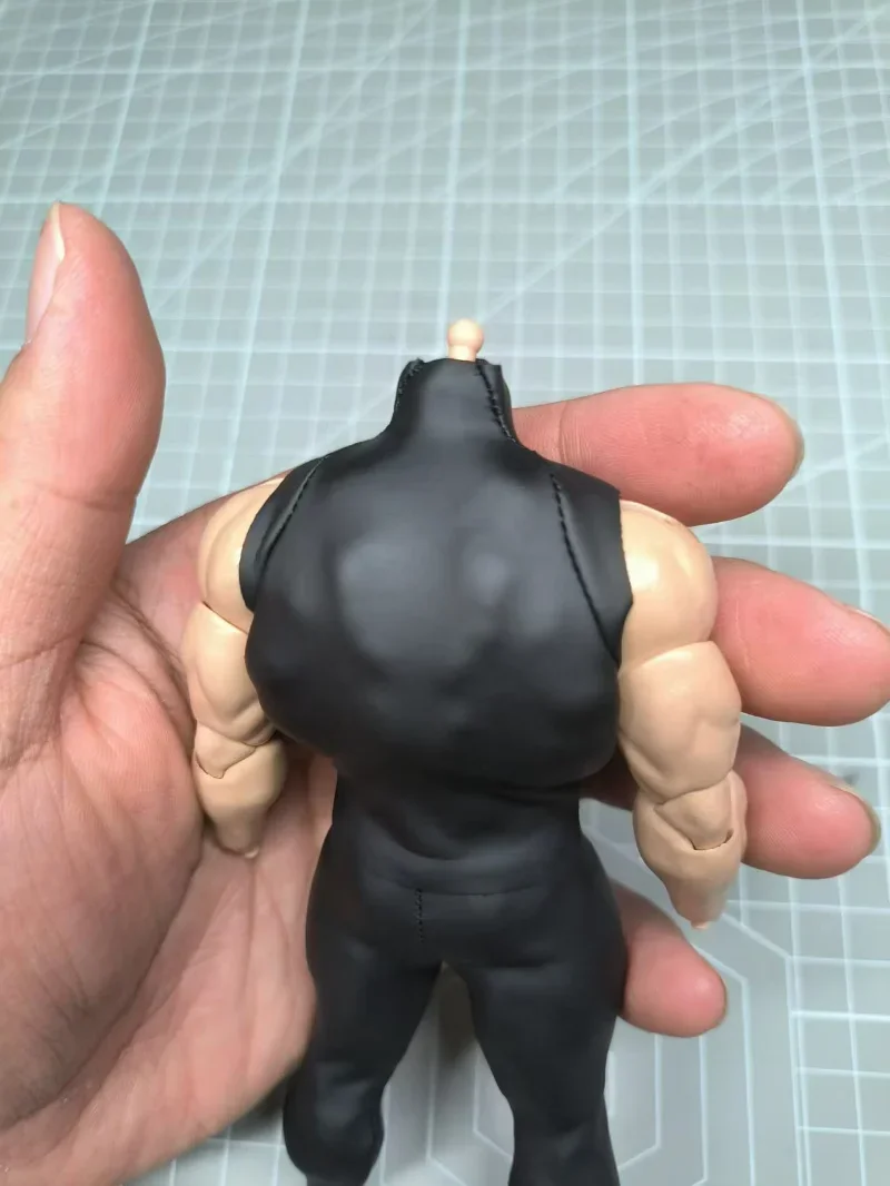 1/12 Scale Black Jumpsuit Model for 6'' Adam01 mufftoys