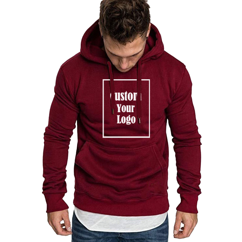 Nuevo estampado chándal Sudadera con capucha Joggers pulóver Sudadera con capucha otoño Casual hombres ropa de Color sólido personalizar ropa de calle 2024
