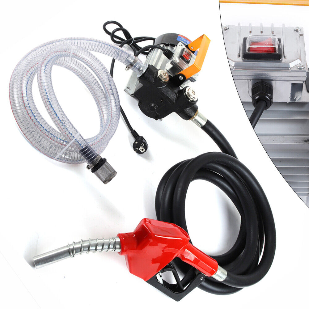 Bomba de óleo combustível diesel 12v/230v, pistola automática 175w/550w/150w/200w 50l/60l/min, bomba de óleo autoescorvante