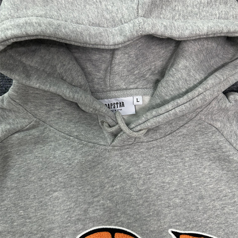 Londyńskie strzelanki głowa lwa haftowane dresy spodnie z kapturem.