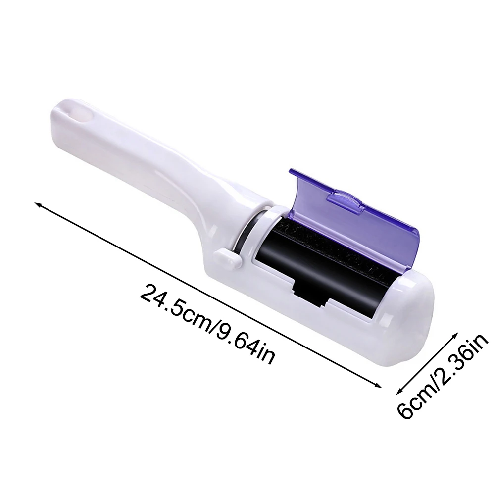 1PC ครัวเรือนโซฟาแปรงฝุ่นกระบอก Sticky แปรงเสื้อผ้าแปรงไฟฟ้าสถิตผม Remover