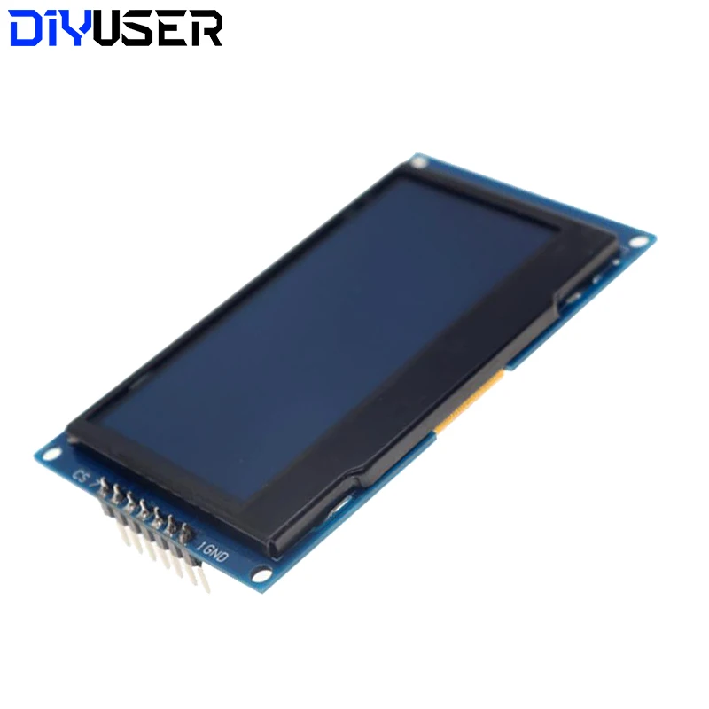 DIYUSER 2,4 Zoll 2,42 Zoll 128 x 64 OLED LCD Display Modul SSD1309 12864 4 Pin IIC I2C SPI Serielle Schnittstelle für Arduino C51