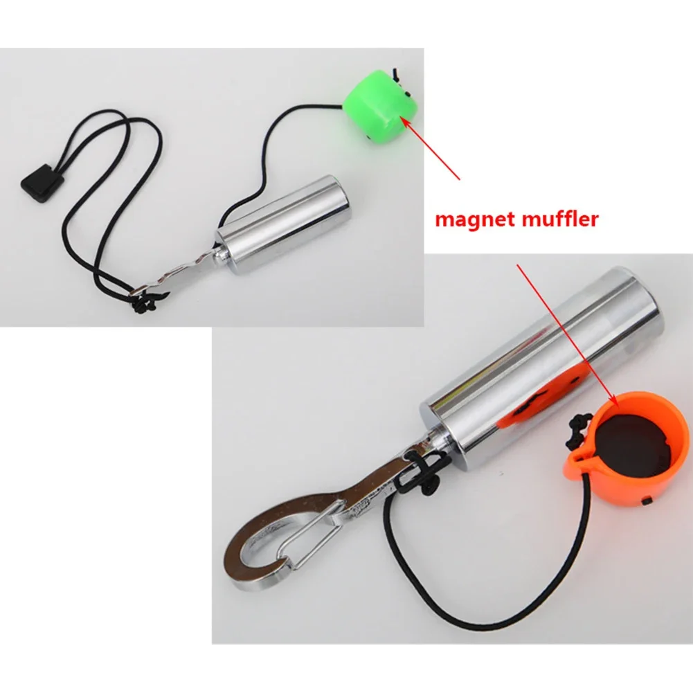 Scuba Diving Safety Tank Signal Shaker Rattle Noise Maker Stainless Steel Underwater Rattle Underwater Diver Communication Stick