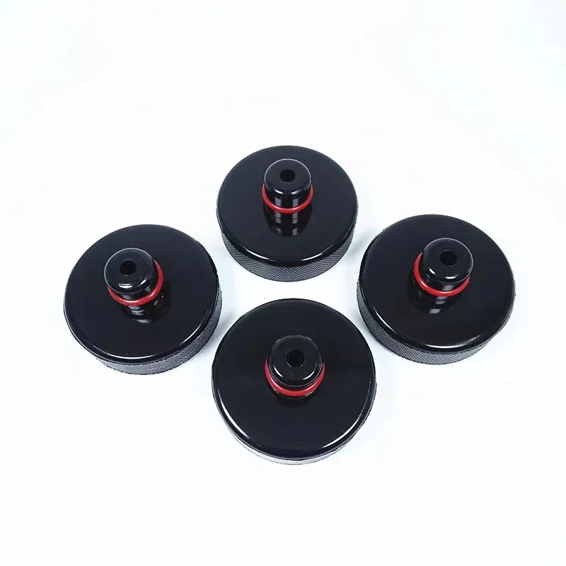 4Pcs For New Tesla Model 3 Highland 2024 Model S Model X Y Jack Pad Adapter Rubber Storage Case Bag Box Tool Car Accessories