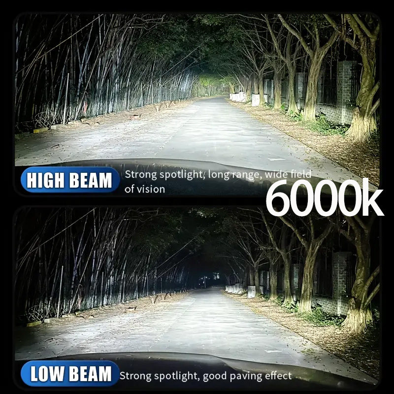 Heyword 150000lm 450W 1860 CSP chip 3000k/4300k/6000k/8000k faro LED para coche h4 h7 h1 faros LED 9005 H7 h11 luz led