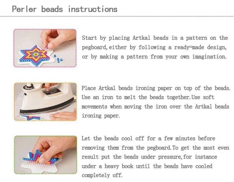 500 Stück 5 mm Hama-Perlen, Perler-Sicherung, Eisenperlen, tolles KIND, Spaß, DIY, Intelligenz, Lernspielzeug, Puzzles