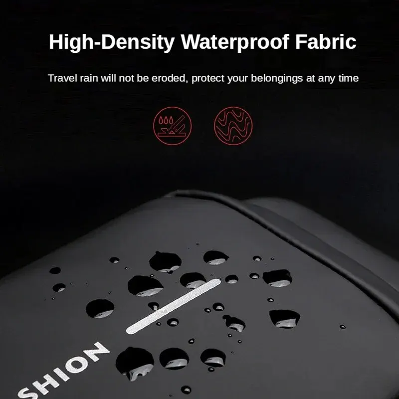 2025 Grote Capaciteit Merk Taille Packs Tas Mannen Crossbody Tas PU Leer Anti-Diefstal Schoudertas Multifunctionele Unisex Borst tas