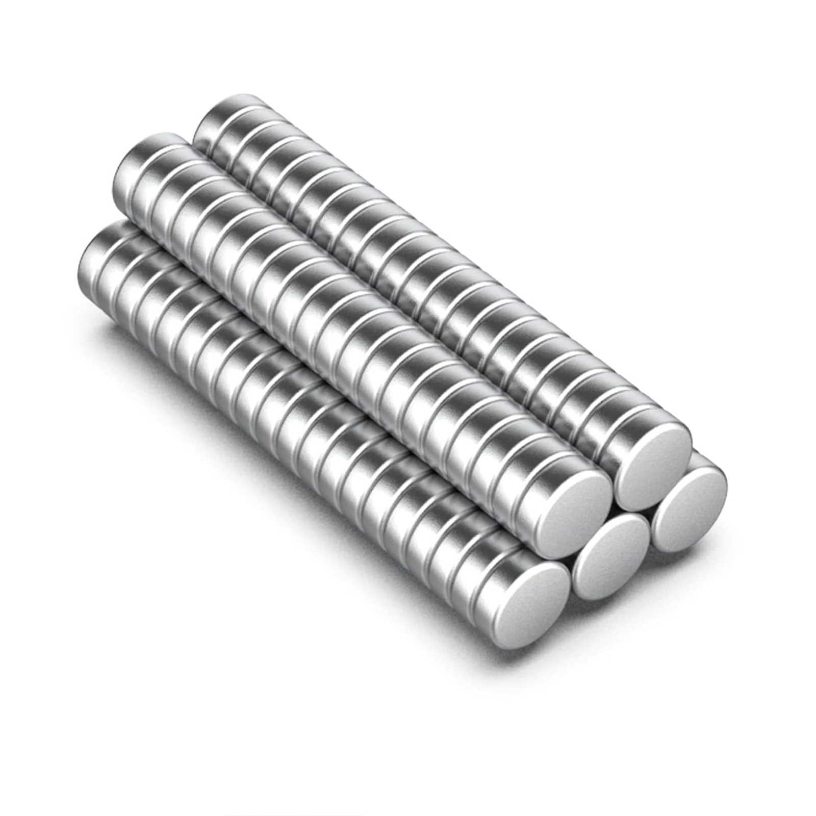 100 peças mini ímãs fortes de neodímio 6x2mm n35 ndfeb redondo super poderoso disco magnético permanente forte