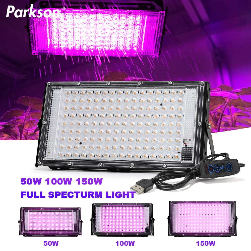 50W 100W 150W Led Wachsen licht 220V Outdoor Led Flutlicht Volle Spektrum LED pflanze wachstum lampe Led-strahler Projektor Straßenlaterne