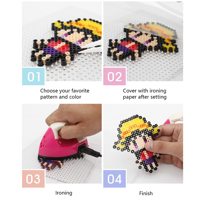 2000 ชิ้น/ถุง 2.6 มม.Hama ลูกปัดปริศนา Perlen ลูกปัดเหล็ก DIY Perler ฟิวส์ลูกปัดสติปัญญาการศึกษาของเล่น