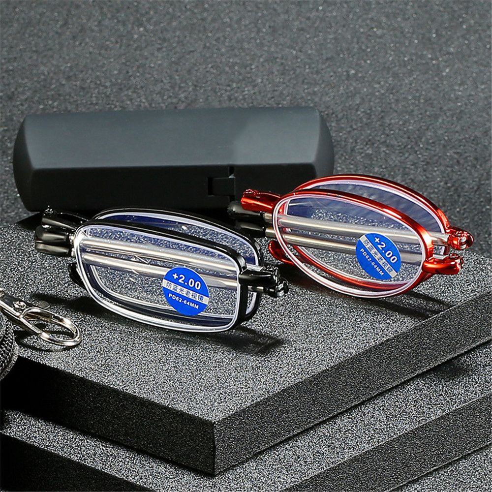 Độ Nét Cao Mắt Unisex Siêu Nhẹ Nhựa Presbyopic Kính Mắt Di Động Có Thể Gập Lại Chăm Sóc Thị Lực Độc Giả Kính Mắt
