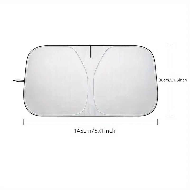 Car Sun Visor, Front Windshield Sunshade, Sun Protection, Interior Cooling Sunshade, Convenient Storage, Thickened Gift Bag