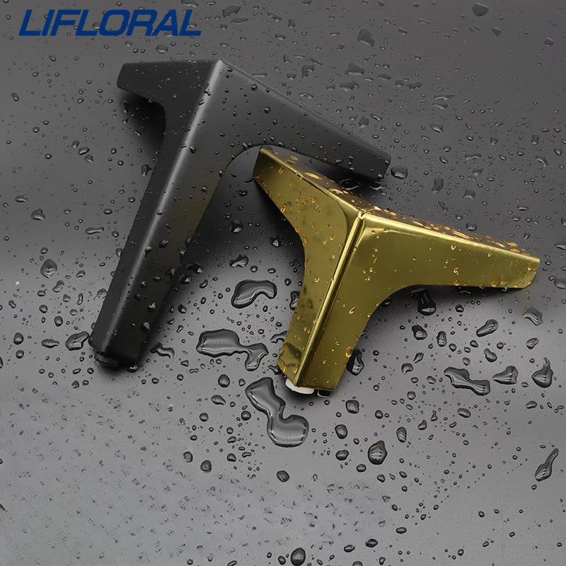 1Pcs New Style DIY Metal Furniture Legs Replacement Right Angle Support Table Feet Home Sofa Bed Leg with Anti-slip Foot Pad