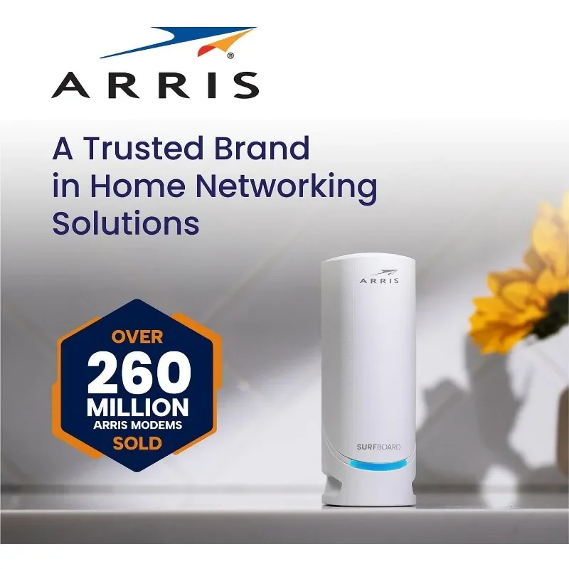 Tools.Surfboard S34 DOCSIS 3.1 Multi-Gigabit Cable Modem | Approved for Comcast Xfinity, Cox, & More