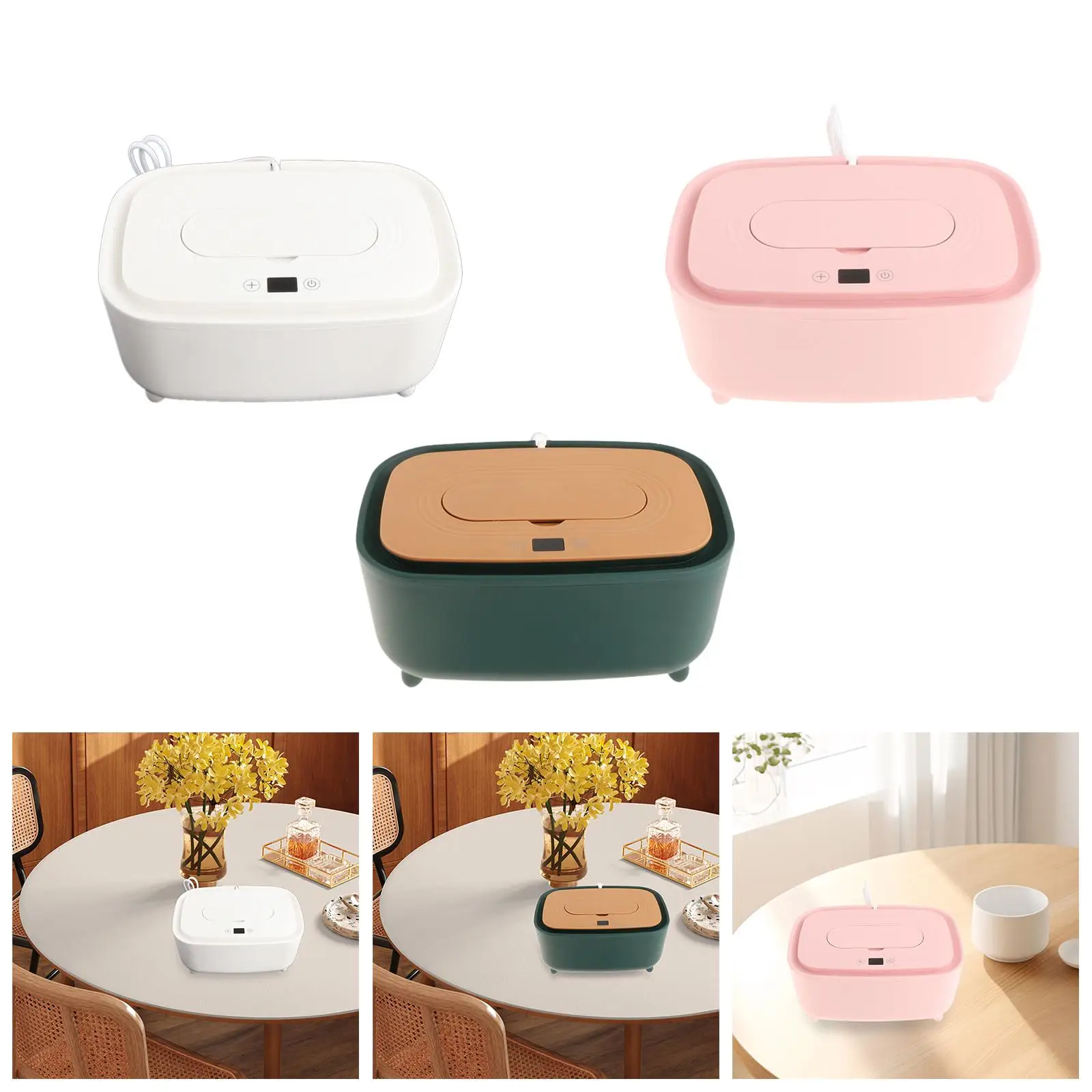 Baby Wipe Warmer Constant Temperature Wipe Heater for Car Traveling Home