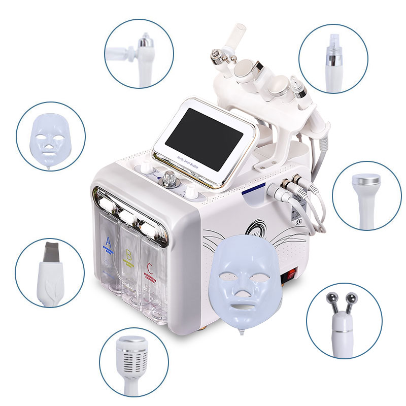 7-in-1 Aqua Peeling H2O2 Gesichtsmaschine Hydra Wasser Dermabrasion Hautwäscher Peel Sauerstoff Jet Gesichtsmaschine