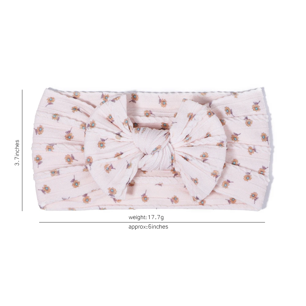 3 pçs meninas cabo de malha turbante arcos do bebê headbands para crianças elásticos faixas de cabelo recém-nascidos toddle headwrap acessórios para o cabelo