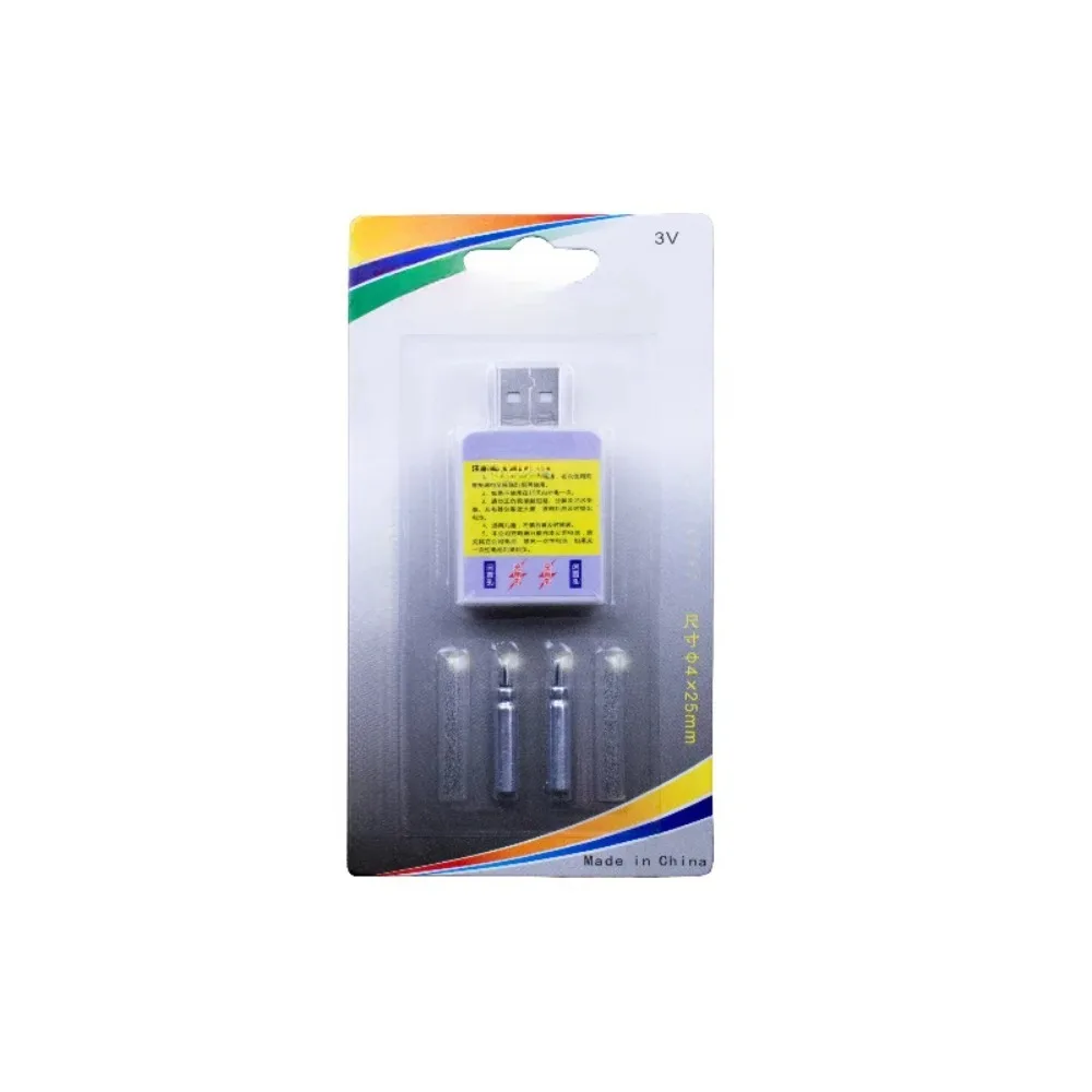 ทุ่นลอยตกปลาแบบเรืองแสง ชาร์จไฟได้ ใช้แบตเตอรี่ CR425 พร้อมที่ชาร์จ USB 2 รู สำหรับไฟแท่งอิเล็กทรอนิกส์ อุปกรณ์ตกปลาตอนกลางคืน