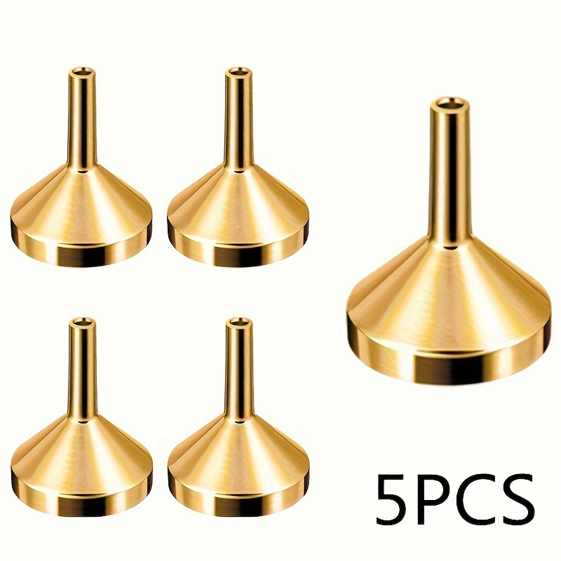 1/3/5pcs Refillable Perfume Bottle Funnel, Mini Perfume Travel Bottle Refillable, Bottom Fill Perfume Dispenser