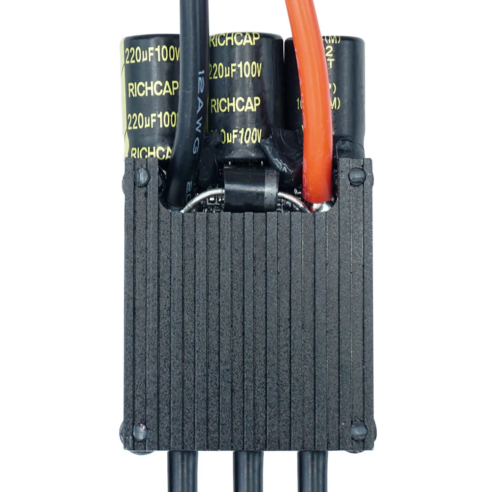 ตัวควบคุมความเร็วไฟฟ้าสําหรับสเก็ตบอร์ด Mini FSESC4.20 50A ฐาน VESC ®   4.12 พร้อมชุดระบายความร้อนอะลูมิเนียมอะโนไดซ์ 12 วินาที ESC