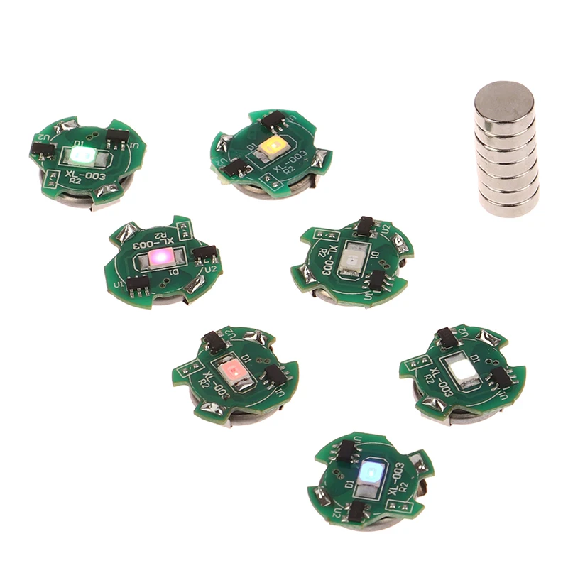 1Pc LED light Magnetron Switch DIY Modeling Animation Figure Plus Light Model Wireless Light Making Diorama Materials